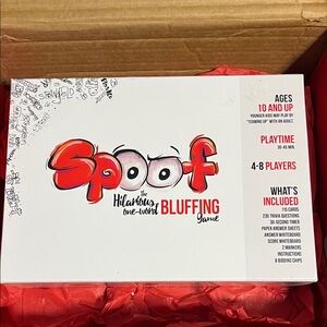 NEW Sealed Spoof Bluffing Game Ages 10-Adult